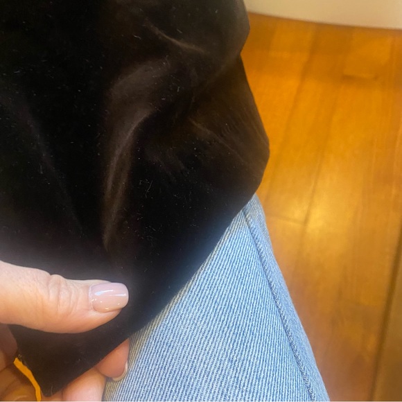 THEORY Velvet Bootcut Flare Pants in Dark Brown - Picture 10 of 12